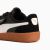 PUMA Palermo Wide Lace SD Black White Team Gold color Women's