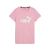 PUMA ESS+ Metallic Logo Tee Mauved Out color Women's