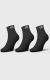 Continew Mens casual socks (3Pack) Black-White Color