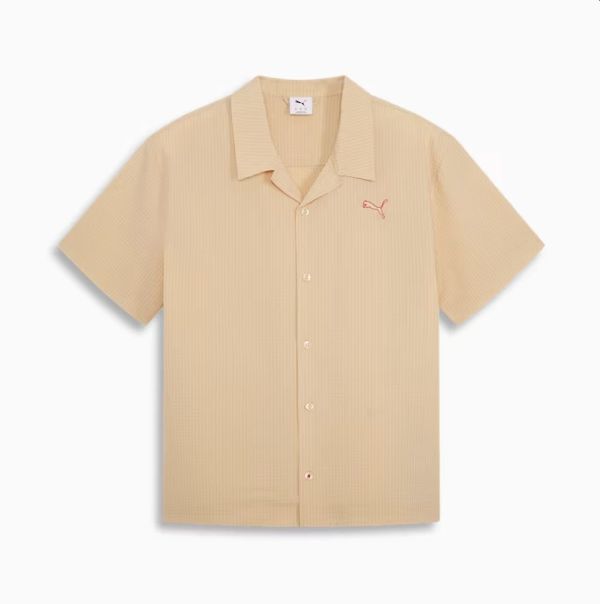 PUMA GAME ON Woven Shirt Light Sand color Men's