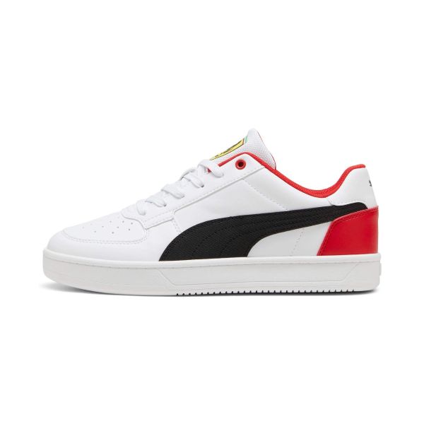 PUMA Ferrari Caven 2.0  White Black Rosso Corsa