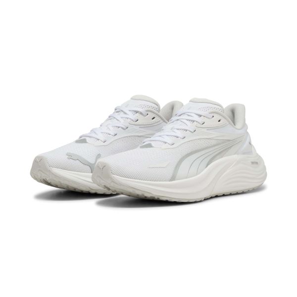 PUMA Electrify NITRO 4 Wn Running Shoes Women  White-Feather-Gray color