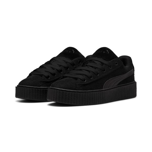 CREEPER PHATTY CORDUROY PUMA Black-PUMA Gold color