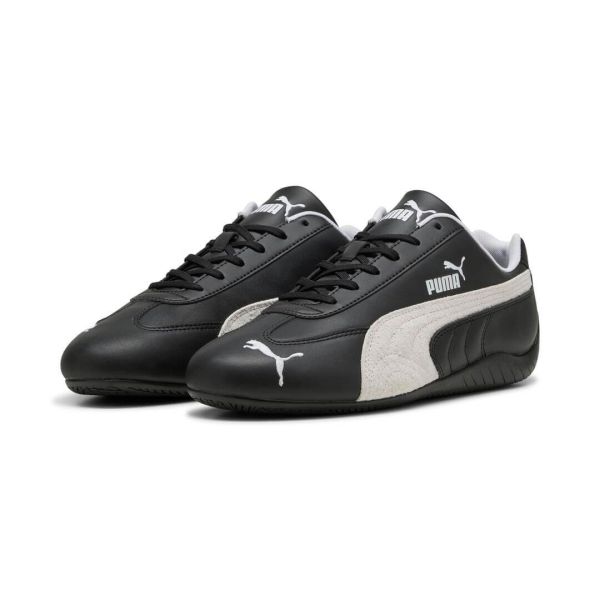 PUMA Speedcat LTHR black-White color Unisex's