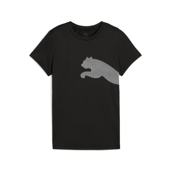 PUMA W TAD BIG LOGO Tee black color Women's