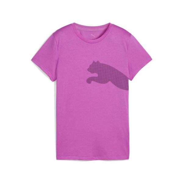 PUMA W TAD BIG LOGO Tee Wild Berry color Women's