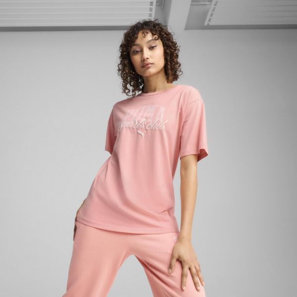 PUMA CLASS Relaxed Tee Pink Fruit color Women's