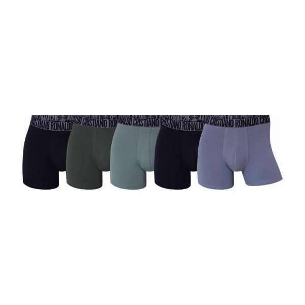 กางเกงในผู้ชาย CR7 รุ่น CR7 Basic Trunk, 5-pack Multicolour color Underwear