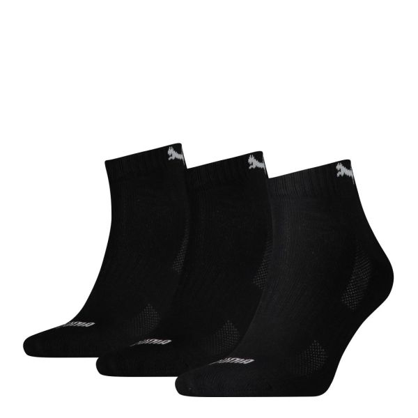 PUMA UNISEX QUARTER CUSHIONED BLACK COLOR 3P APAC 