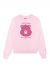 HYPE X CAREBEARS PINK APL. SCRIBBLE CREW NECK
