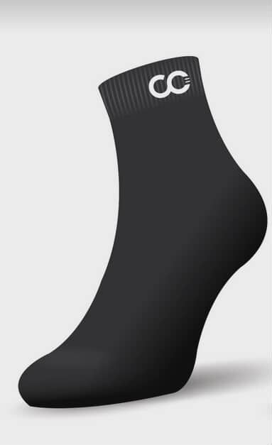 Continew Mens casual socks Black-White color Men's