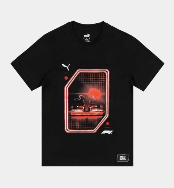 PUMA F1 LV Race Tee balck color Men's