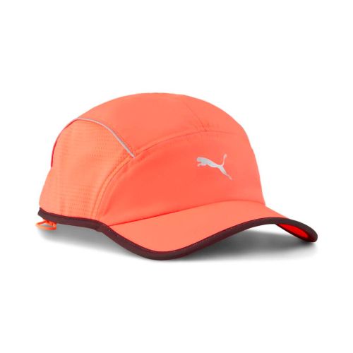 RUNNER SHORT VISOR 5 Panel Cap Glowing-Red color Unisex's