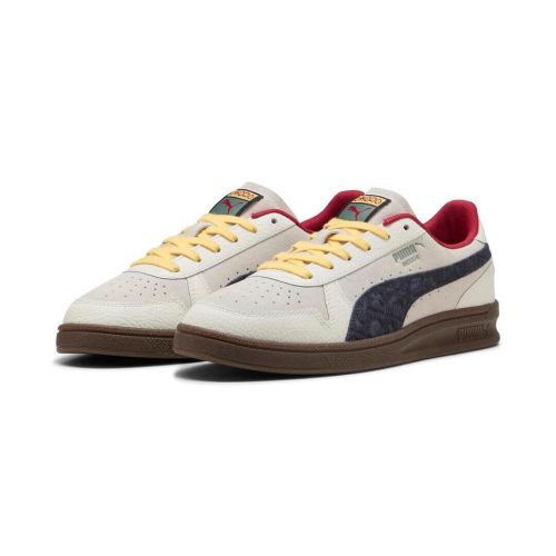 PUMA Sneaker  Indoor ROAD TO UNITY Warm White-PUMA Black-Gum color Unisex's