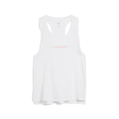 PUMA W RUN GRAPHIC MESH SINGLET Puma White Q2 Color  WOMEN'S