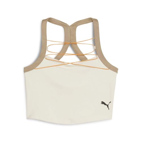 PUMA DARE TO Crop Top Alpine Snow color