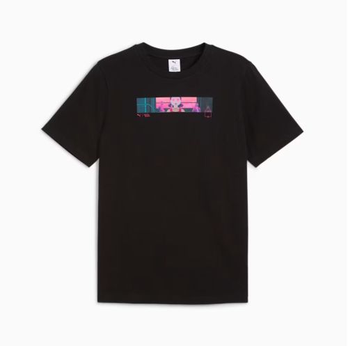 PUMA X SQUID GAME Graphic Tee Black color Men's