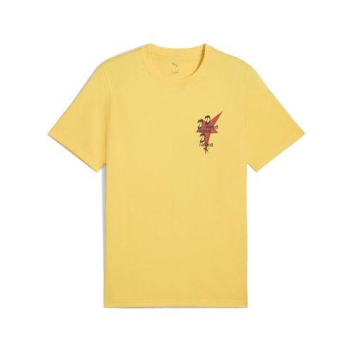 PUMA WARDROBE ESS ROAD TO UNITY Graphic Tee 2025 Sunny Yellow color Men's