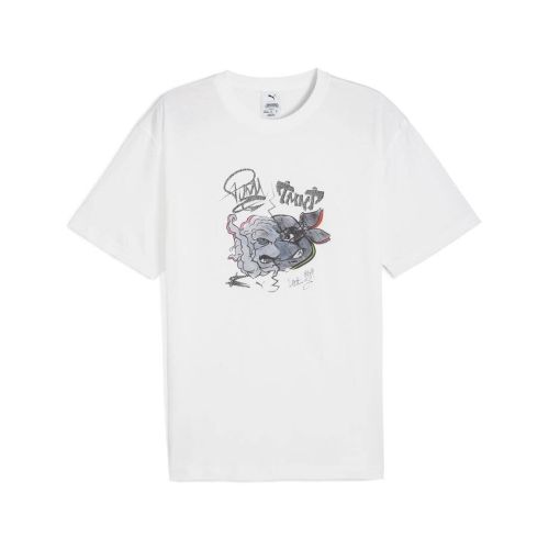 PUMA X TMNT Relaxed Graphic Tee White color Men's