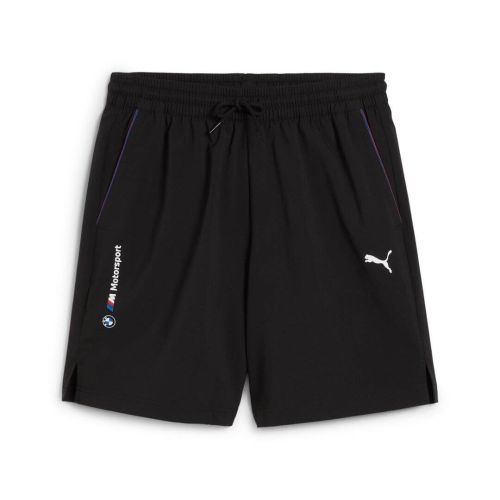 PUMA BMW MMS ESS+ WOVEN SHORTS BLACK COLOR MEN'S