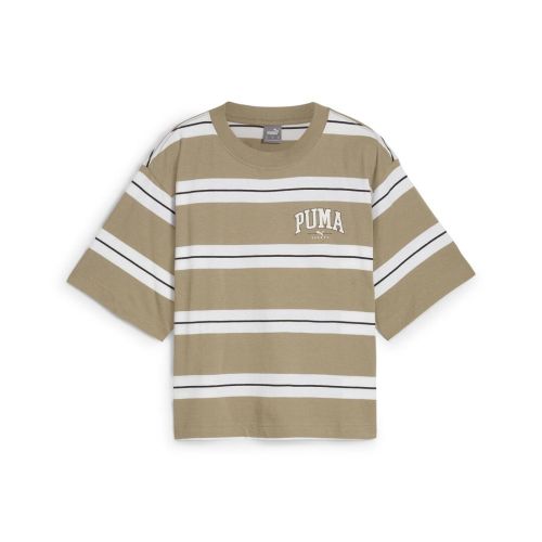 PUMA SQUAD Stripe Tee Oak Branch Color Women's
