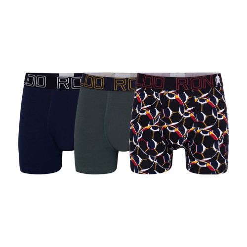 CR7 CRISTIANO RONALDO Boys Trunk 3-pack AOP Multicolour Kids's