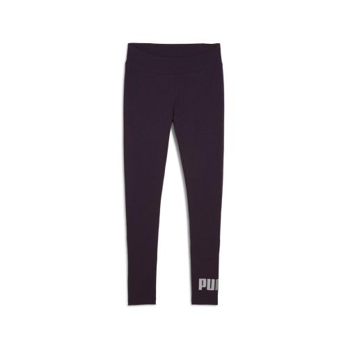 PUMA ESS+ Metallic Leggings Midnight Plum color Women's