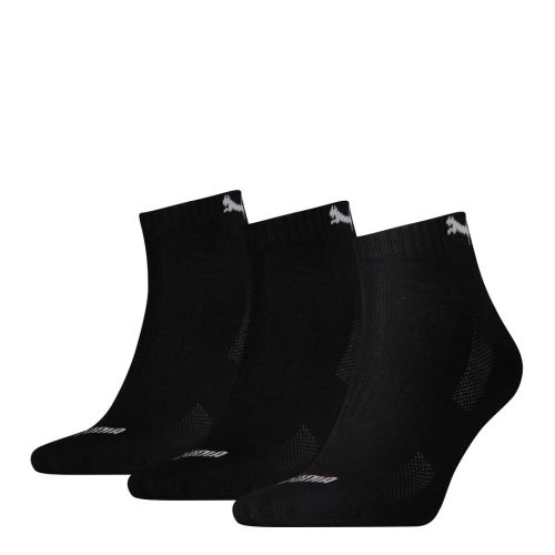 PUMA UNISEX QUARTER CUSHIONED BLACK COLOR 3P APAC 