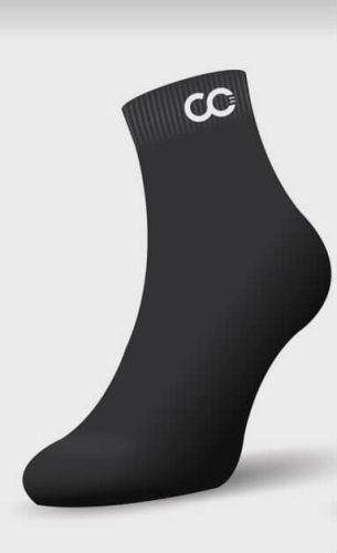 Continew Womens casual socks Black-White color