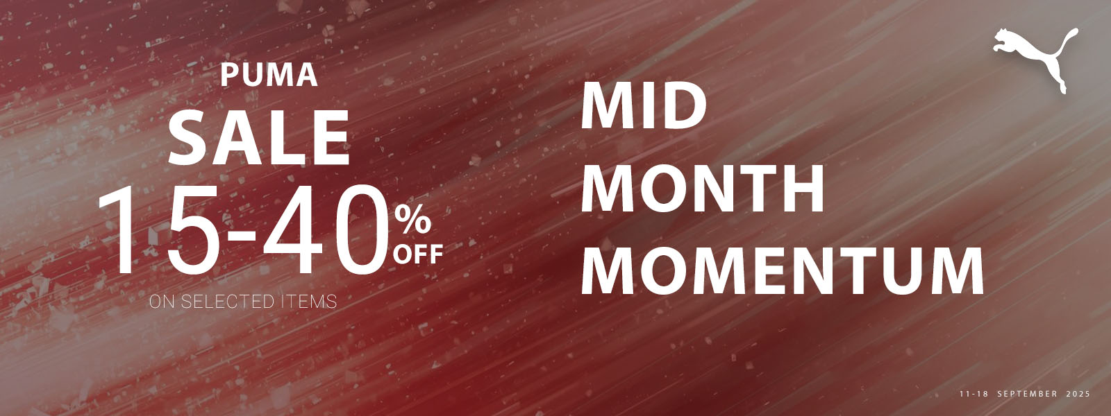 PUMA MID MONTH MOMENTUM SALE SALE
