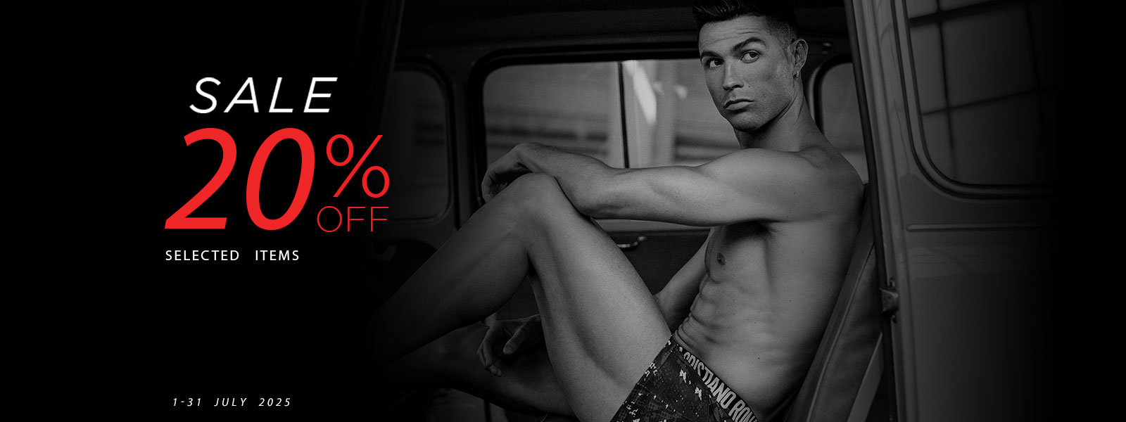 CR7 sale 20%off  JULY 2025