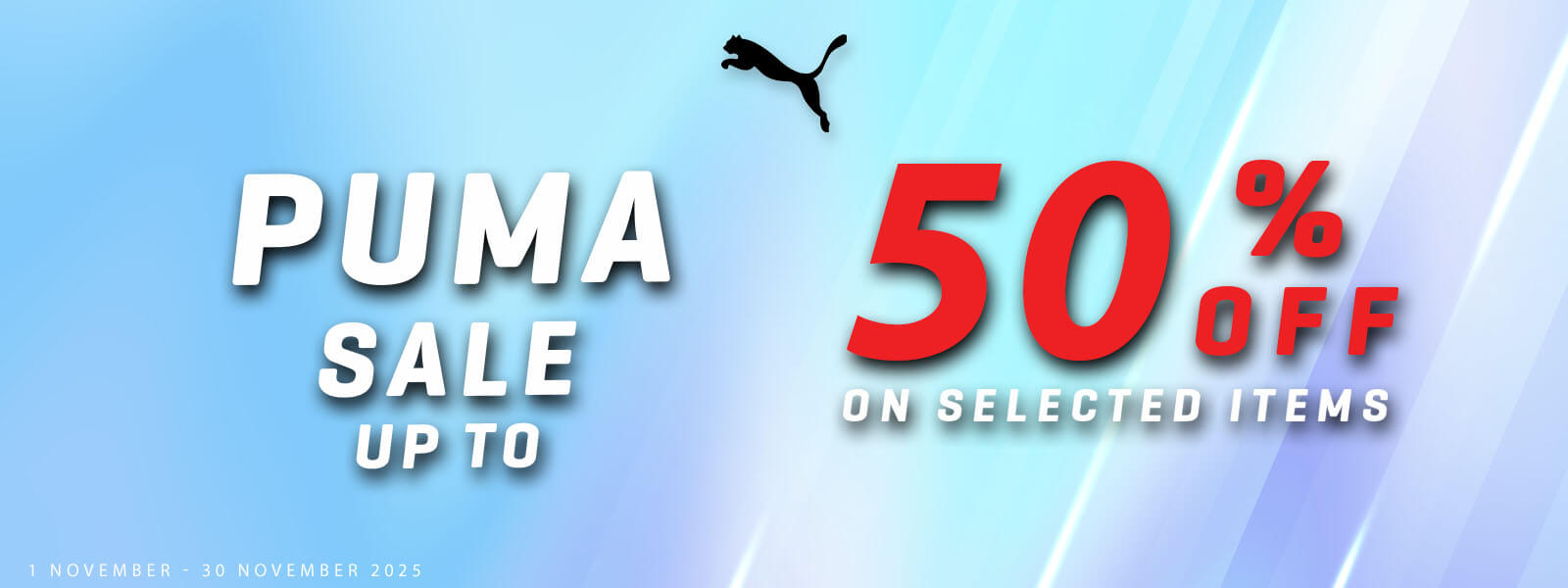 PUMA Sale 50%